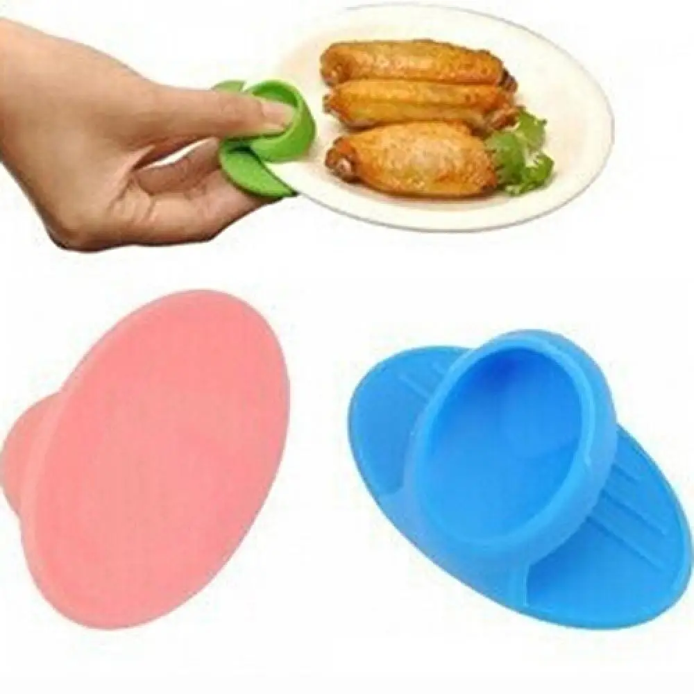 

1 Pc Oven Mitts Silicone Heat Resistant Pinch Mitts Silicone Hand Clip Kitchen Insulated Glove Anti Scalding Non Slip Pot Holder