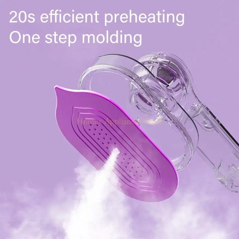 D0AB STEAMER HƯỚNG DẪN cầm tay cầm tay với tấm bàn ủi có thể xoay được và khô