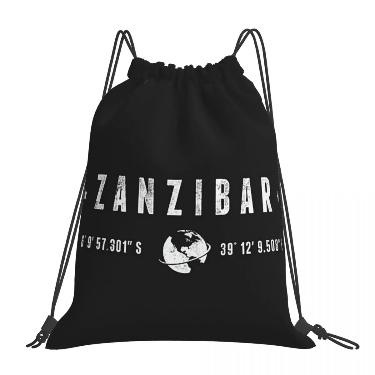Zanzibar Backpacks Multi-function Portable Drawstring Bags Sundries Bag Book Bags For Man Woman School