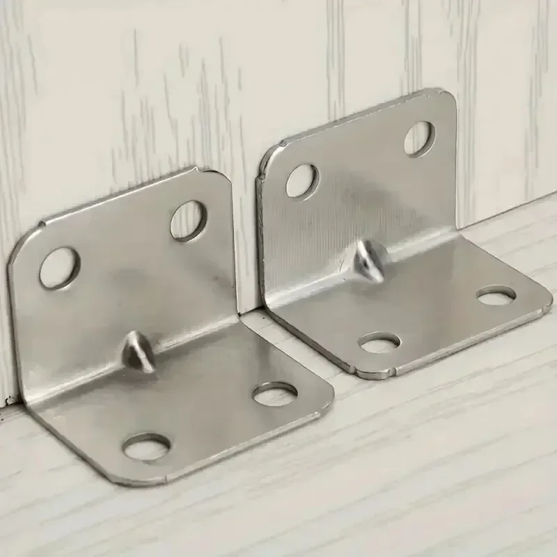

20pcs Angle Iron Board Table Chair Cabinet Wardrobe Fixed Connector 90-degree Angle Iron Plate Bracket Angle Iron Board Table