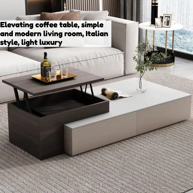 

Rectangle Frame Coffee Tables Lift Storage Organizer Nordic Design Coffee Tables Living Room Folding Luxury Home Accessories
