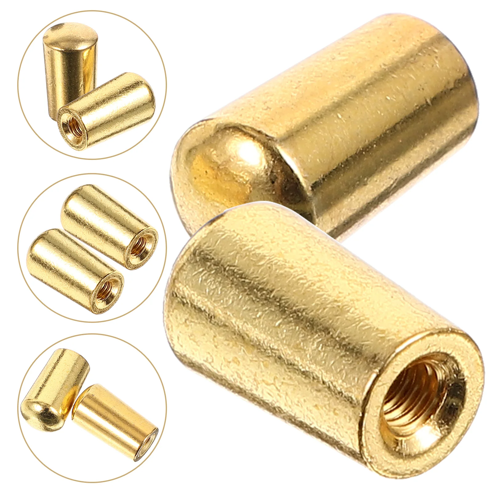 

2 Pcs Guitar Switch Cap Electric Parts Tip Push Button Tips Toggle Accessories Guitars Hat Metal