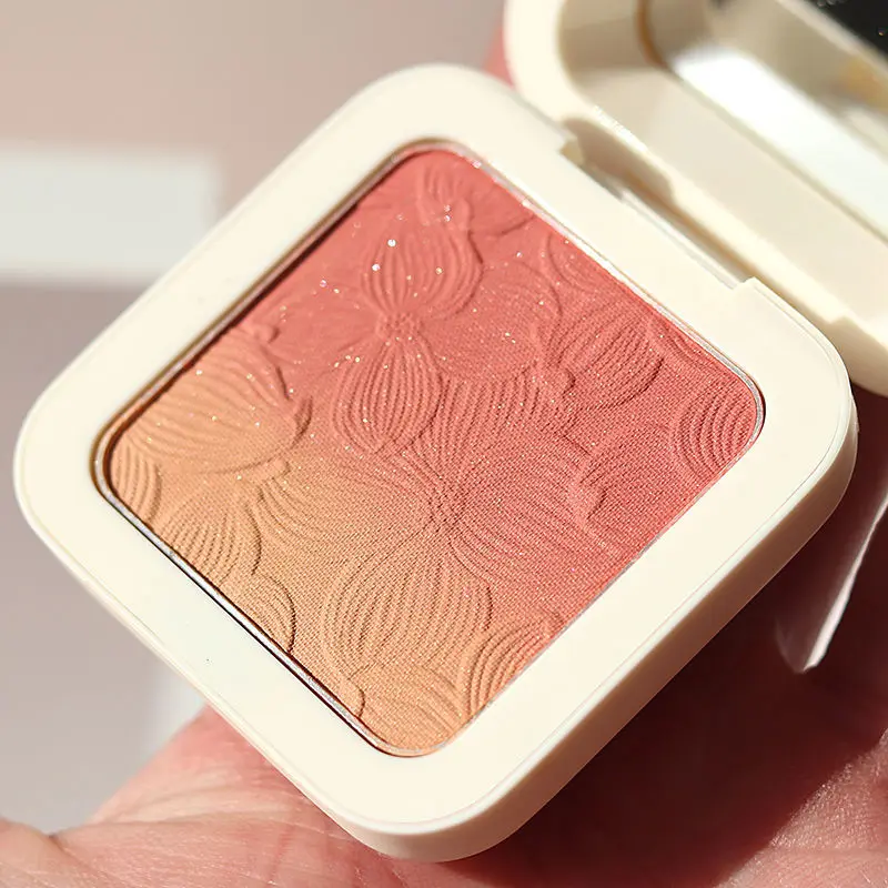 Beauty Flower Texture Blush Plate Sweetheart Vitality Highlight Brightening Rouge Naturalny trójwymiarowy róż do twarzy Makijaż