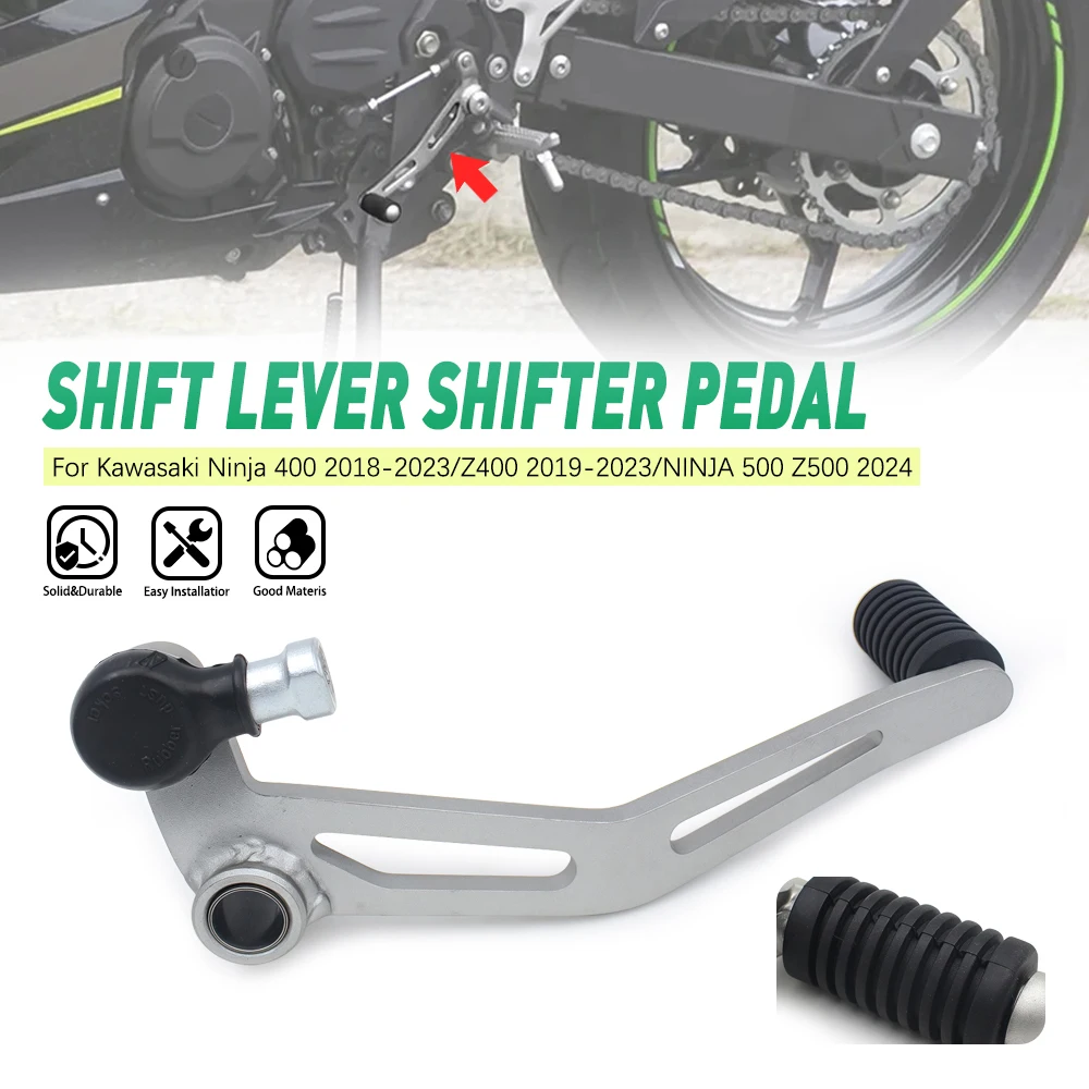 

Motorcycle Shift Lever Shifter Pedal For Kawasaki Z400 2019-2023 Ninja 400 2018-2023 Z500 2024