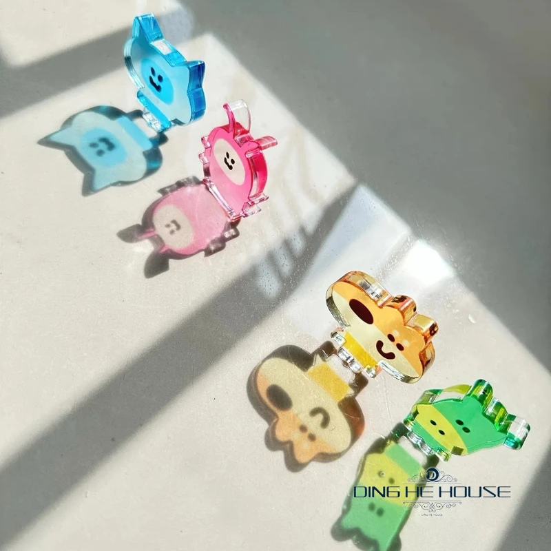 New Siamese Acrylic Brick Stand Cute Thickened Zoo Desktop Colored Windows Decorative Ornaments Accesorios Cartoon Friend Gift