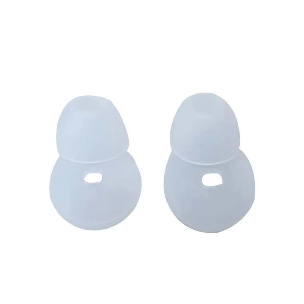 QIGOM Flathead Earphone Head Conversion In-ear Silicone Cover Transparent for MX500 Headset for 16-16.8MM Earphone Head Diameter