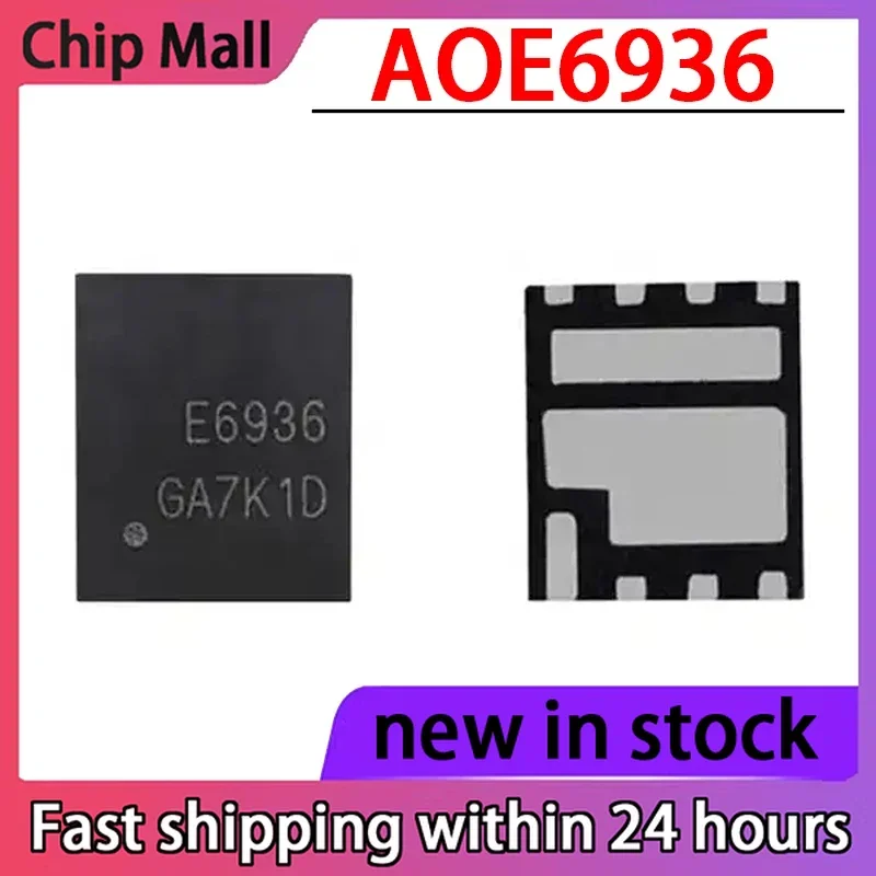 

5PCS AOE6936 Packaging DFN Field Effect Transistor Chip E6936