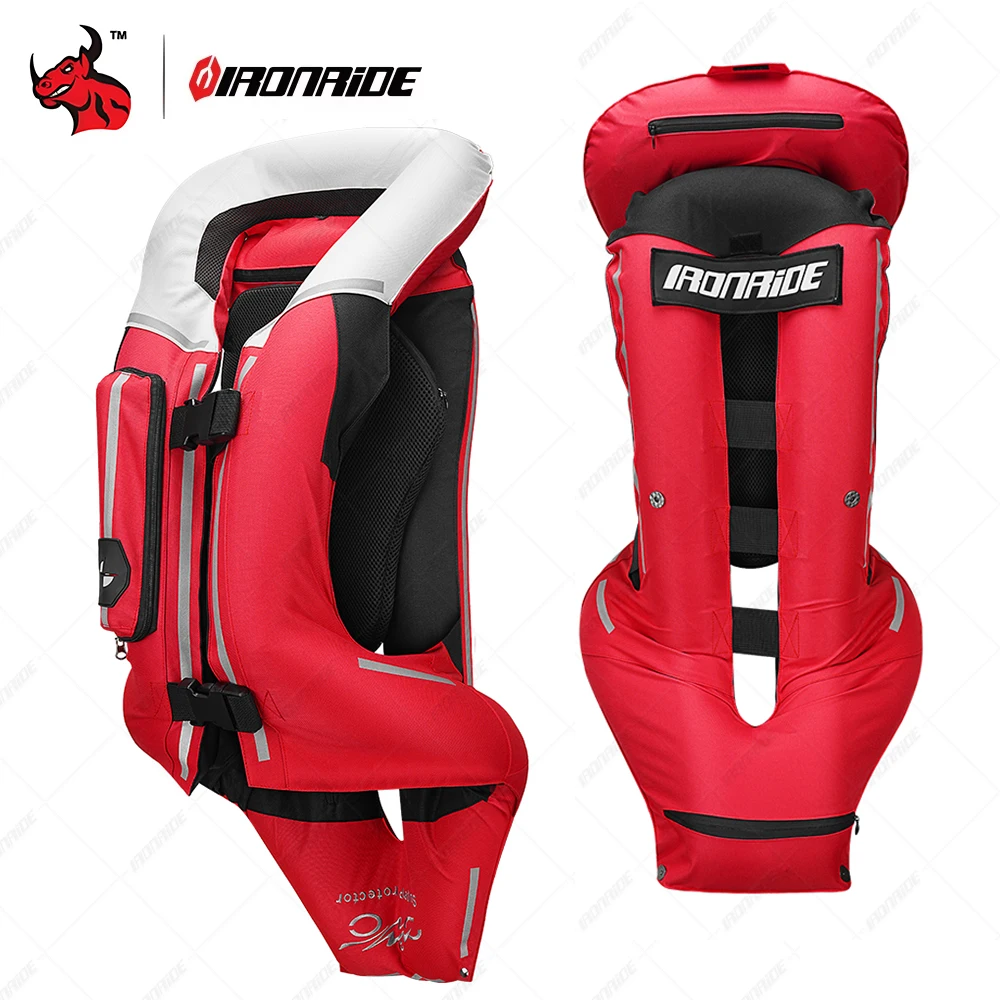 

New Motorcycle Airbag Safety Jacket Anti-Crash Protective Vest With CO2 Gas System (Cylinder Not Included) For Street Off-Road