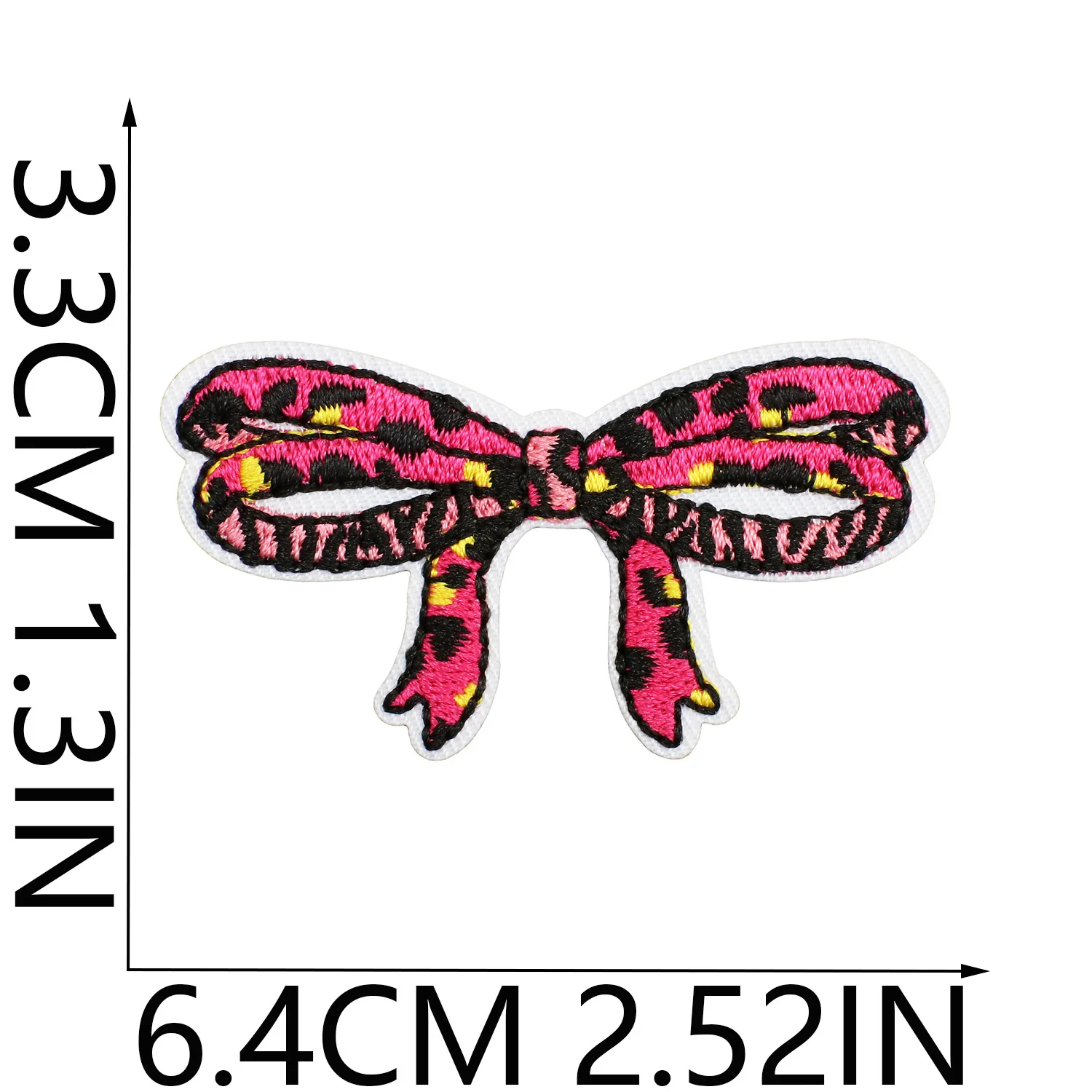 Cute Cartoon Leopard Print Emblem Clothing Accessories Badge Sticker Embroidered Embroidery Sticker Iron-on Patches