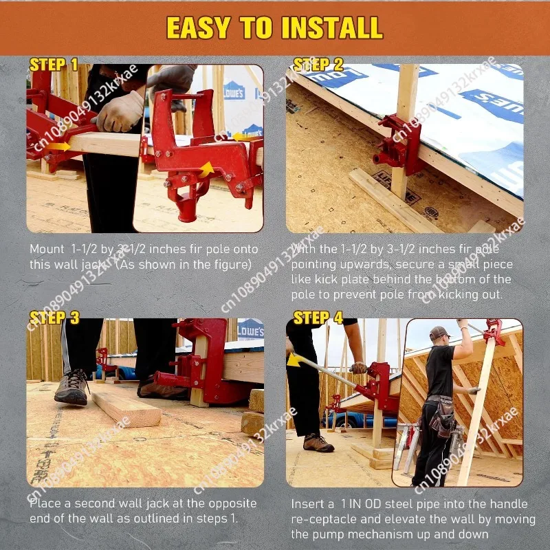 Houten wandkrik, draagbare wandkrik voor frame