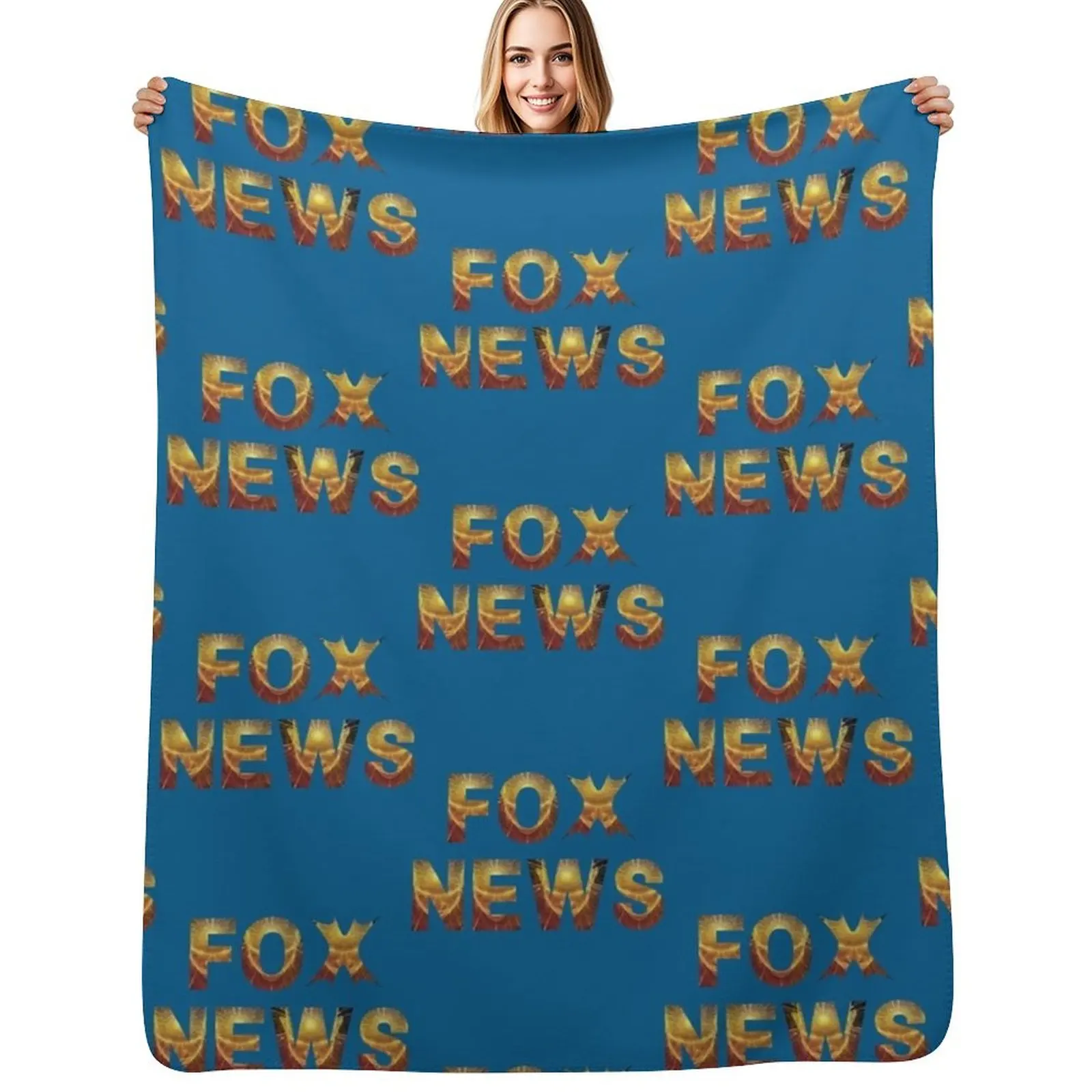Fox news bright idea theme Throw Blanket warm winter Weighted Beautifuls Vintage Picnic Soft Plush Plaid Blankets