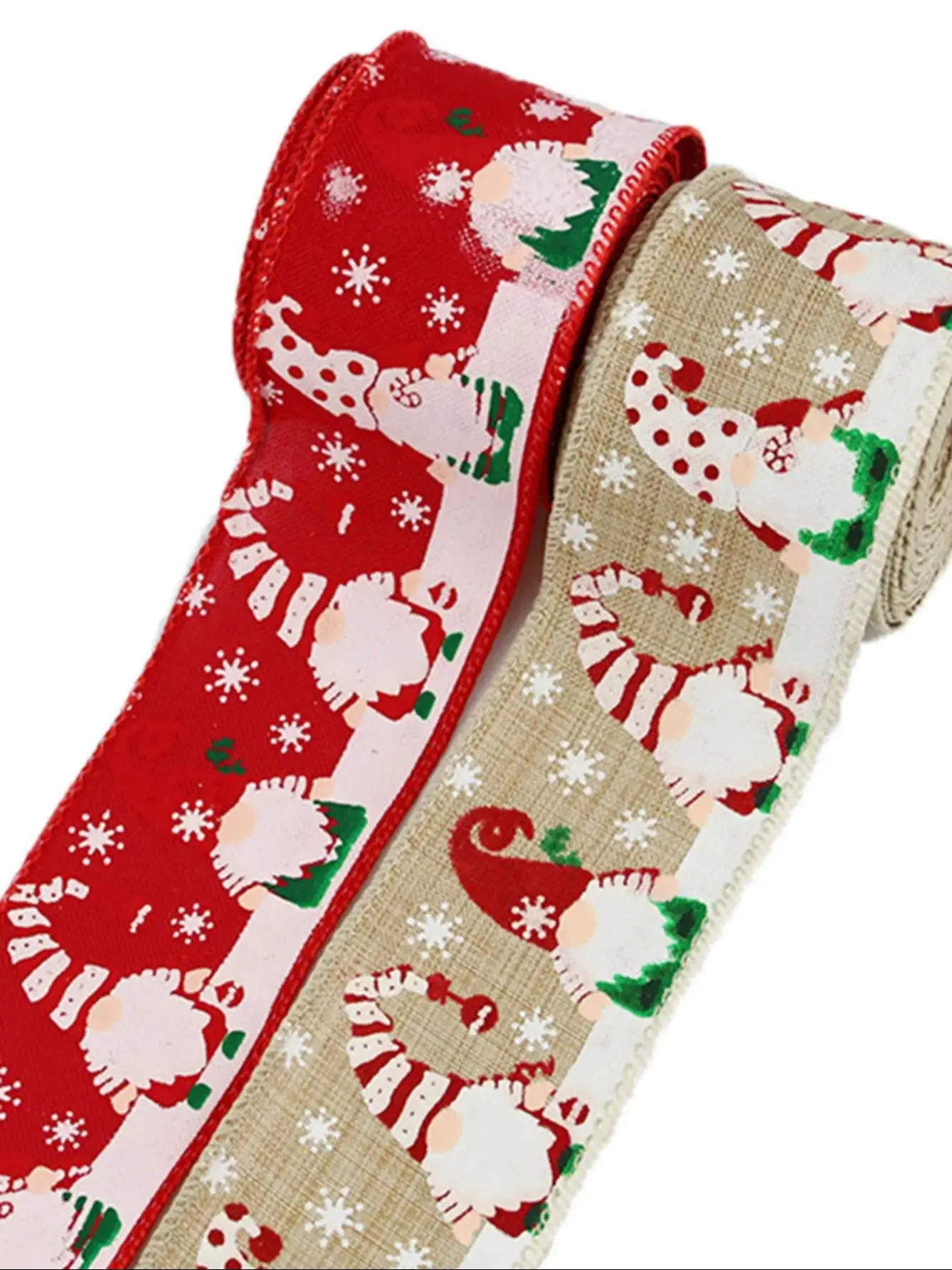 (5 Meter/Rolle) 5 cm Weihnachtsmann-Kopfband, Festival-Feier-Geschenkbox mit Verpackungsdesign, kreative Ausstellungsraum-Matching – Detail 5