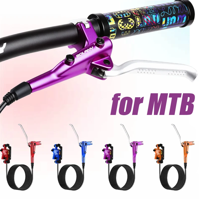 

Комплект гидравлических тормозов BOLANY MTB, 2 поршня, алюминиевый сплав 6061, для роторов 160 мм, рассеивание тепла, аксессуары для тормозов для горного велосипеда