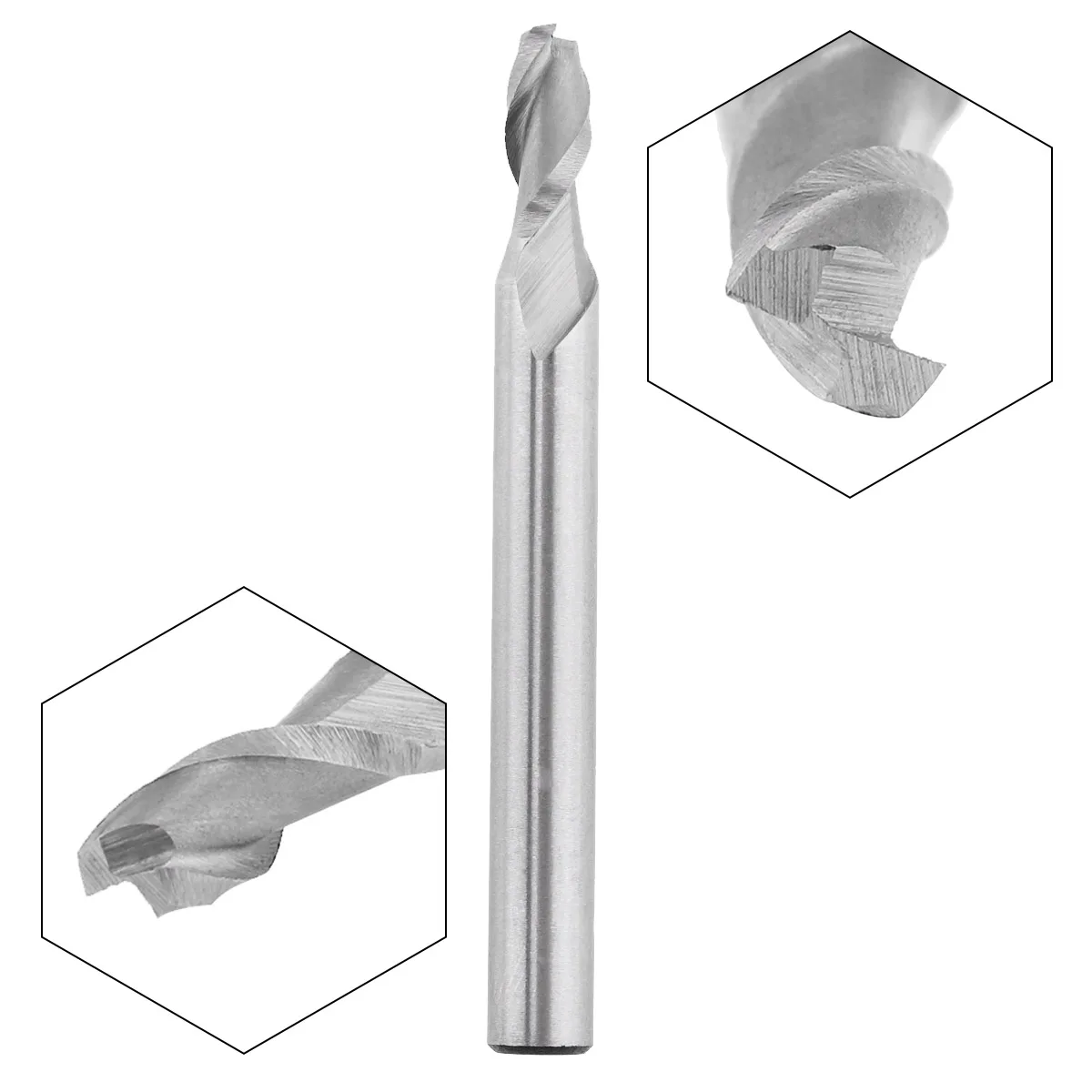 

1 pcs HSS 2 Flute End Mill Cutter 1mm-8mm CNC Straight Shank Milling Woodworking Tools End Mill Router Bit CNC Processing