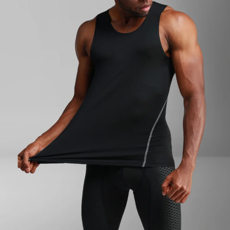 

Summer Quick-drying Top Running Outdoor Training Tight Sports Vest For Men