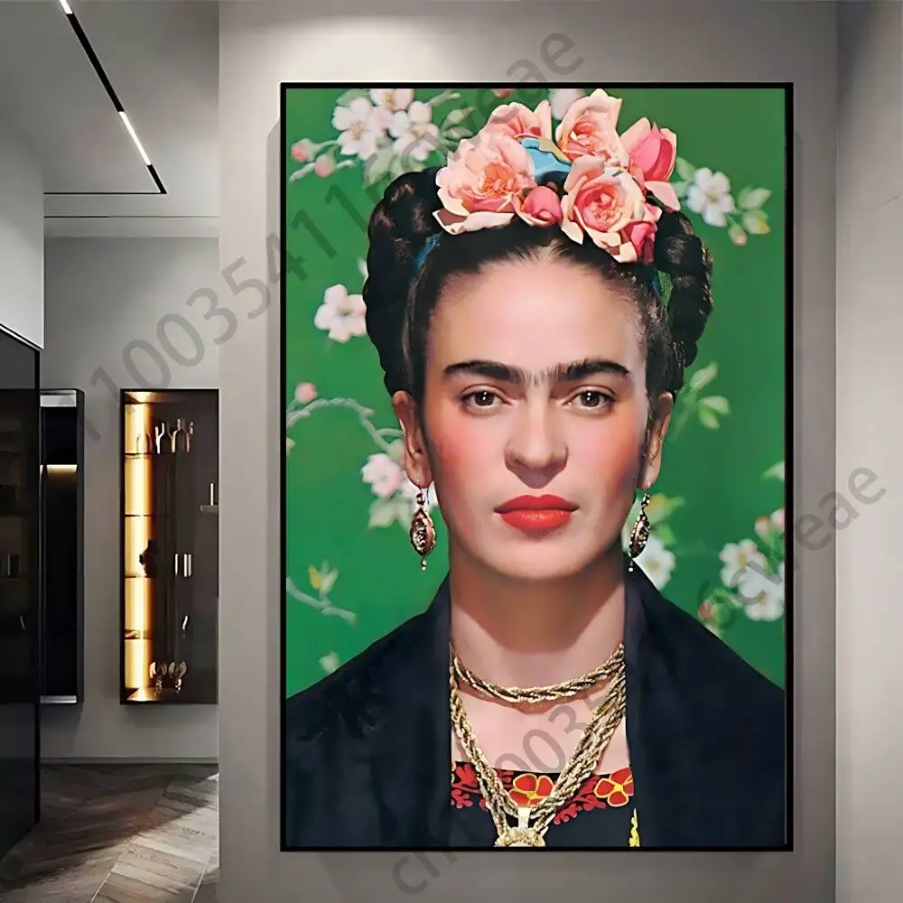 Fashion F-FridaS-S K-Kahlo Wall Art Poster Print Wall Decor for Living Room Bedroom Home