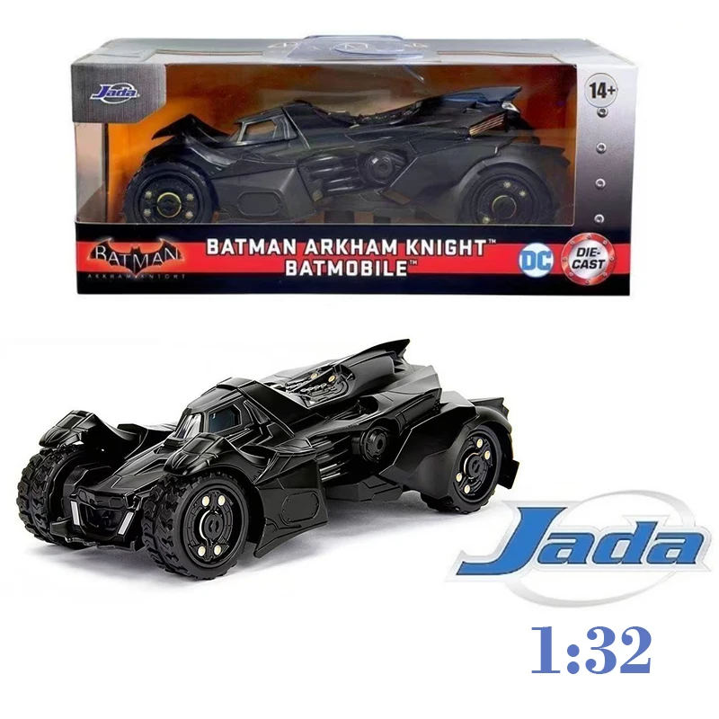 Modelo de Auto JADA 2015 Arkham Knight Batmobile 1:32 en Negro con Ruedas Giratorias JD98718 como Regalo de Cumpleaños
