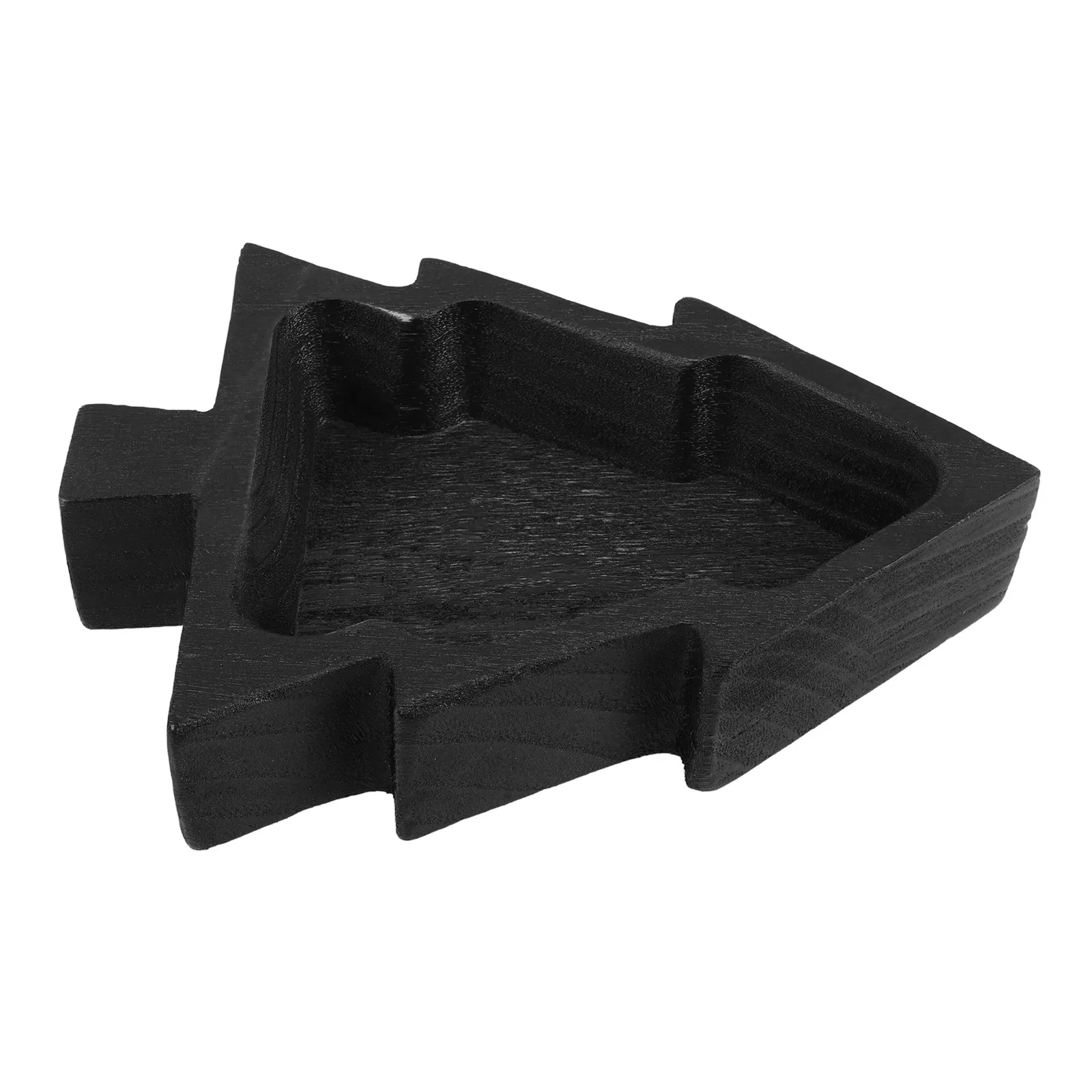 

Christmas Tree Fruit Bowl Dessert Tray Candy Nuts Plates Wooden Dish Shaped Large Capacity Smooth Safe Outdoor Kitchen Banquet