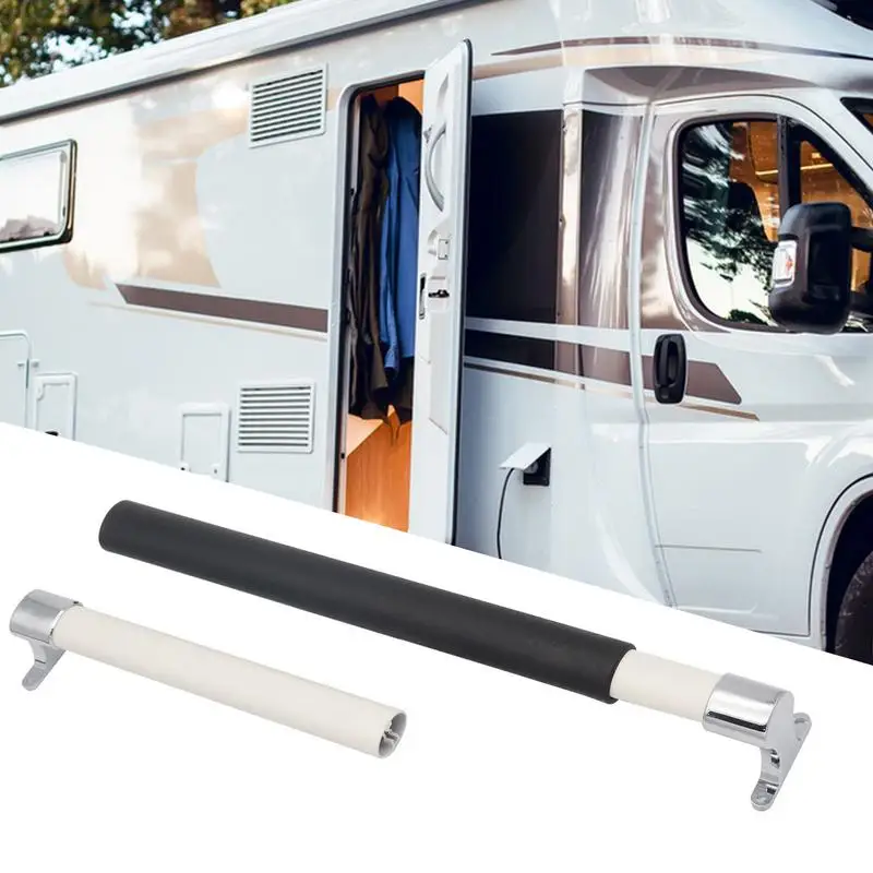 RV Handle Grab Bar By Door Adjustable Crossbar Door Handle RV Auxiliary Handles RV Door Handle RV Accessories Screen Door Bar