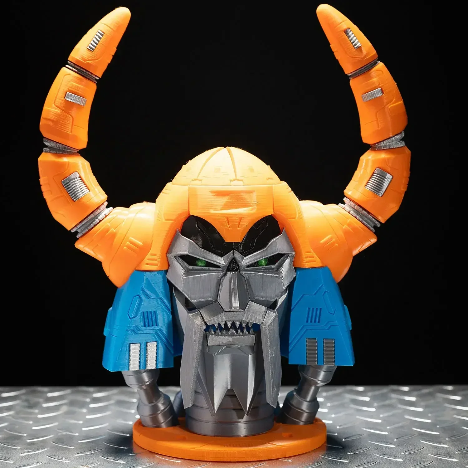 3D Printed Transformation Unicron Head Model - Fully Assembled Collectible Toy