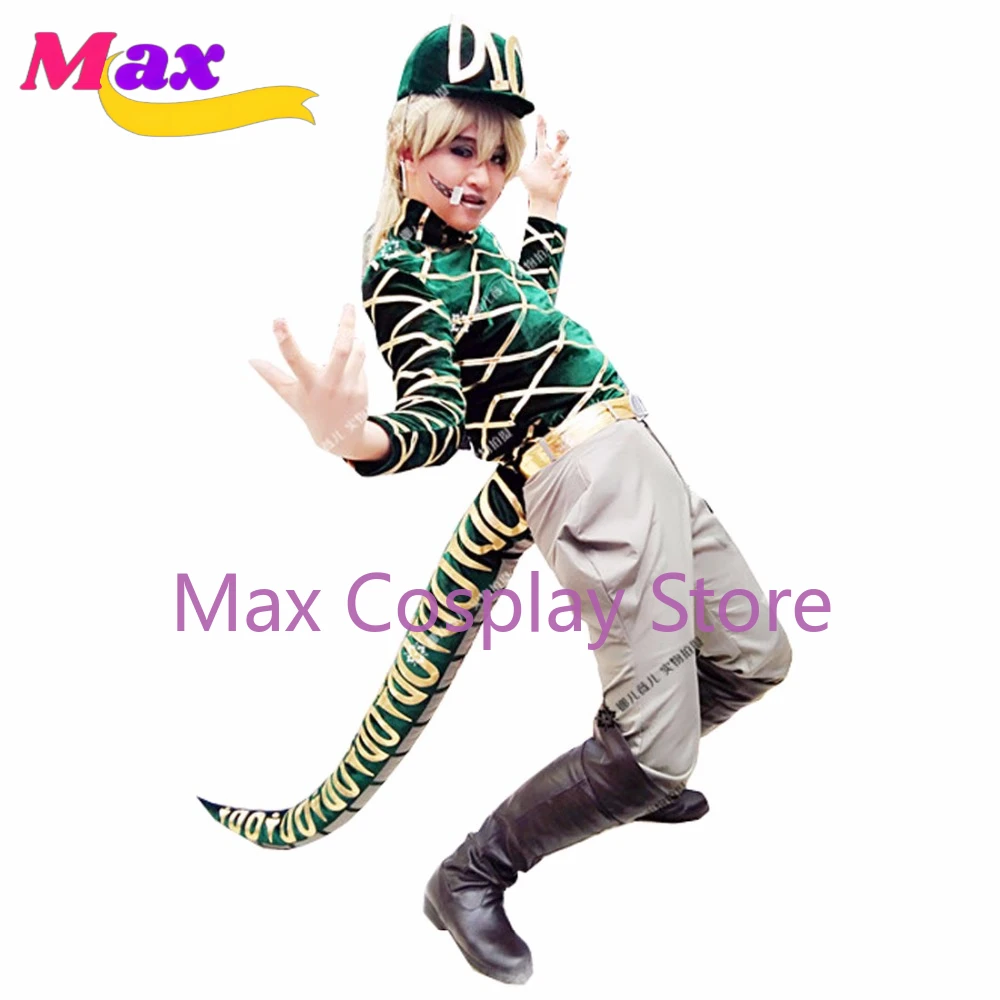 Max Cos  Diego Brando DIO Uniform Cosplay With tail Customized size