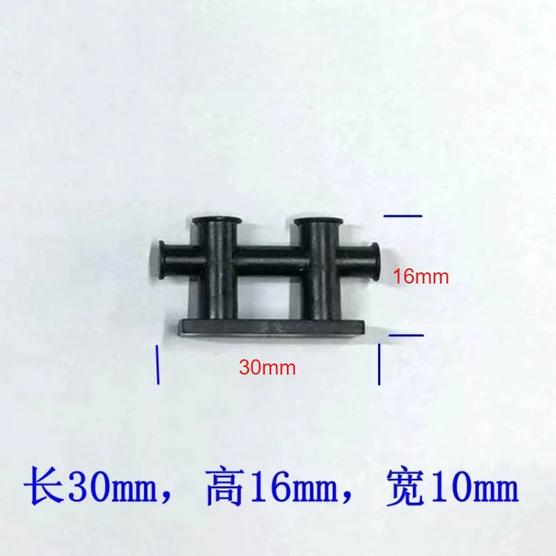 5PCS ABS Plastic Double Column Cable Guide Column Length 30mm Height 16mm Wire Collection Post Guiding Bollard Lock for RC DIY