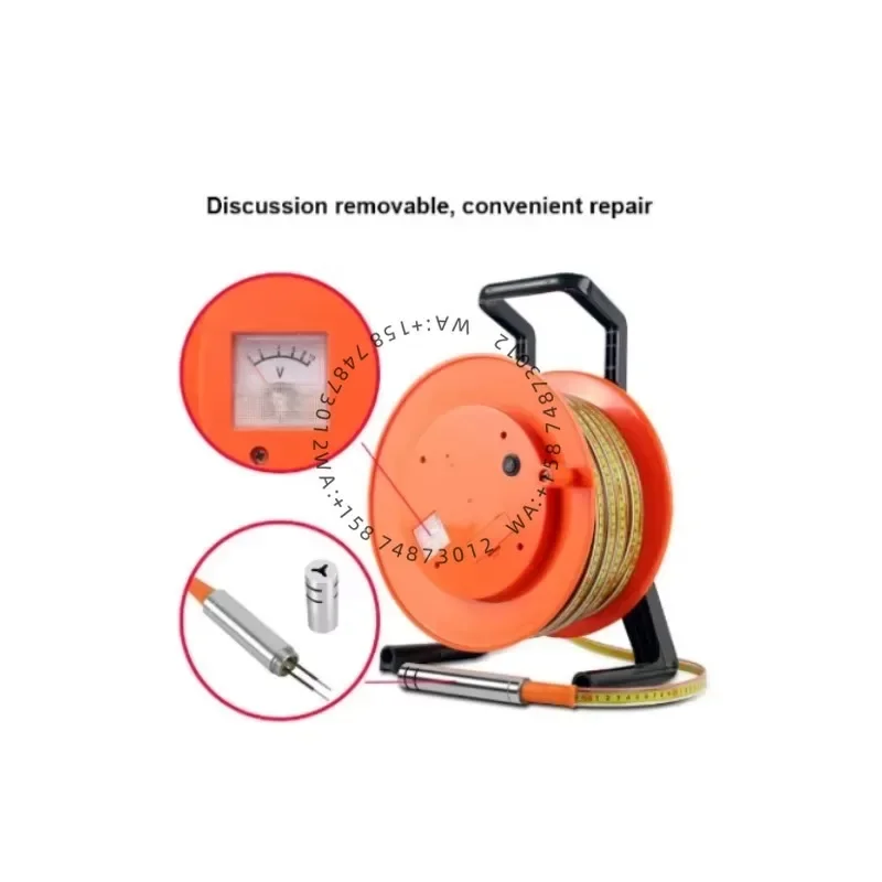100m Portable Sensitive and Accurate Depth Optional Support Customized Well Depth Gauge Water Level for Water Detector