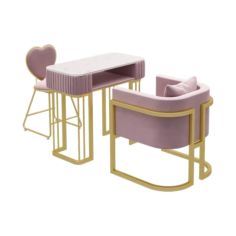 Stand Workstation Nail Table Accessories Kawaii Nordic Light Nail Table Foldable Luxury Tavolo Unghie Manicure Furniture