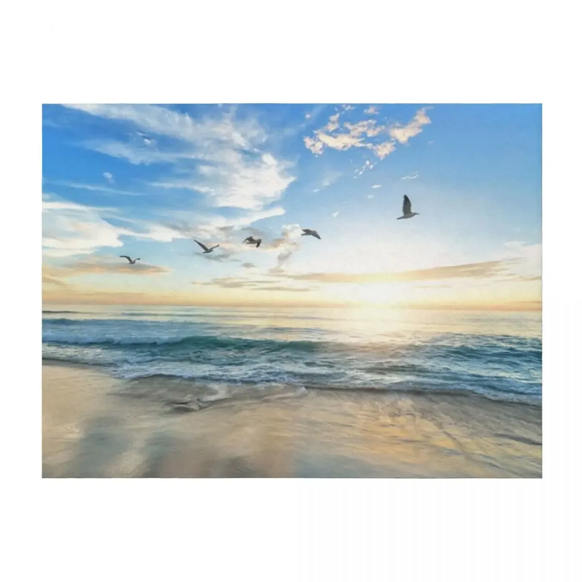 

Seagulls Throw Blanket blankets ands Winter beds Decorative Beds Kid'S Blankets