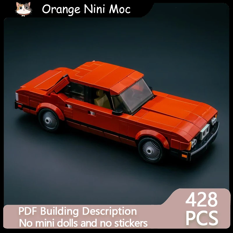 

City Car Speed Championer Model MOC Building Bricks 733i Sportscar Modular Technology Gifts Holiday Assemble Children Toys Suit