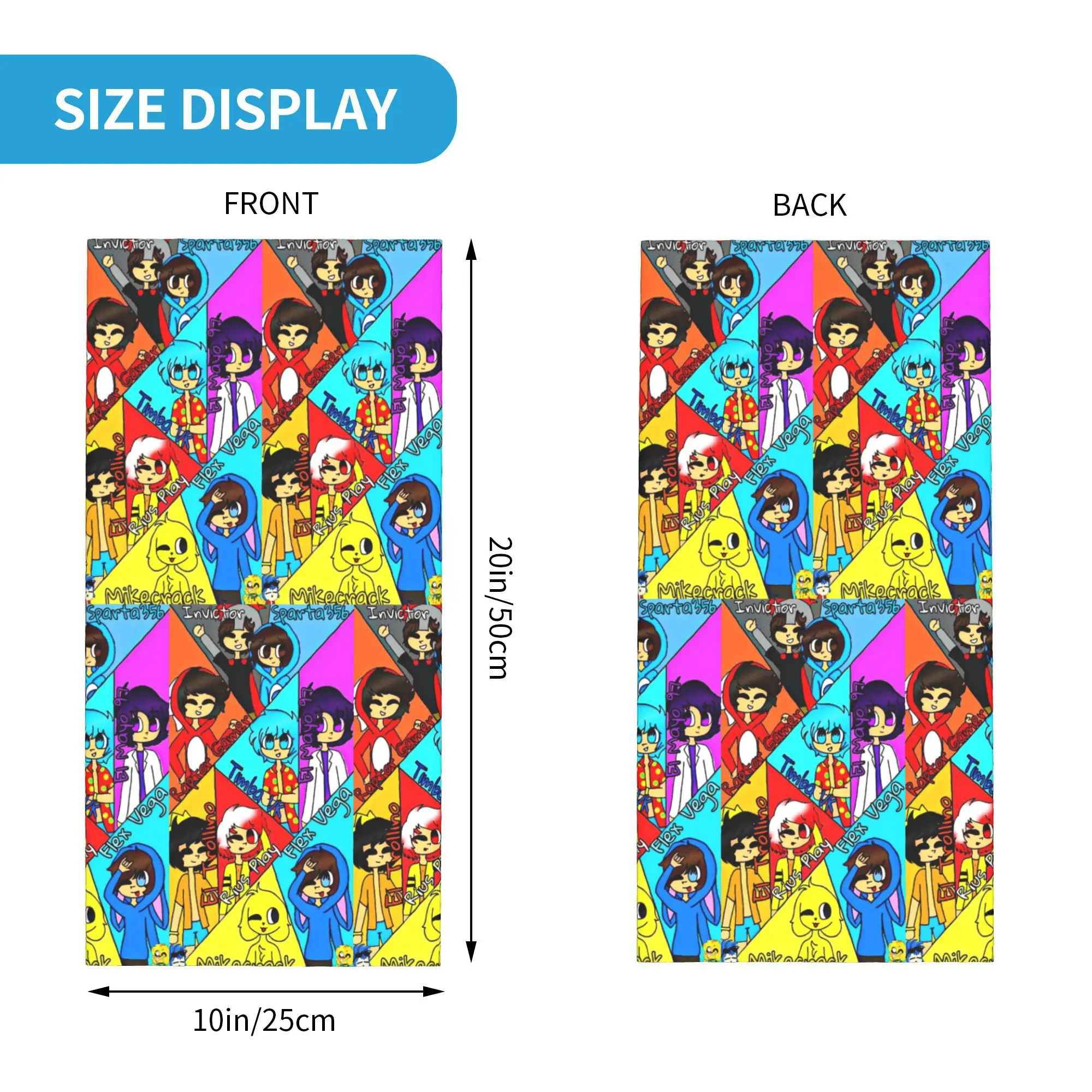 Compas Family Bandana Nekhoes Bedrukte wikkelsjaal Multifunctionele bivakmuts Buitensporten voor heren Dames Volwassen het hele seizoen