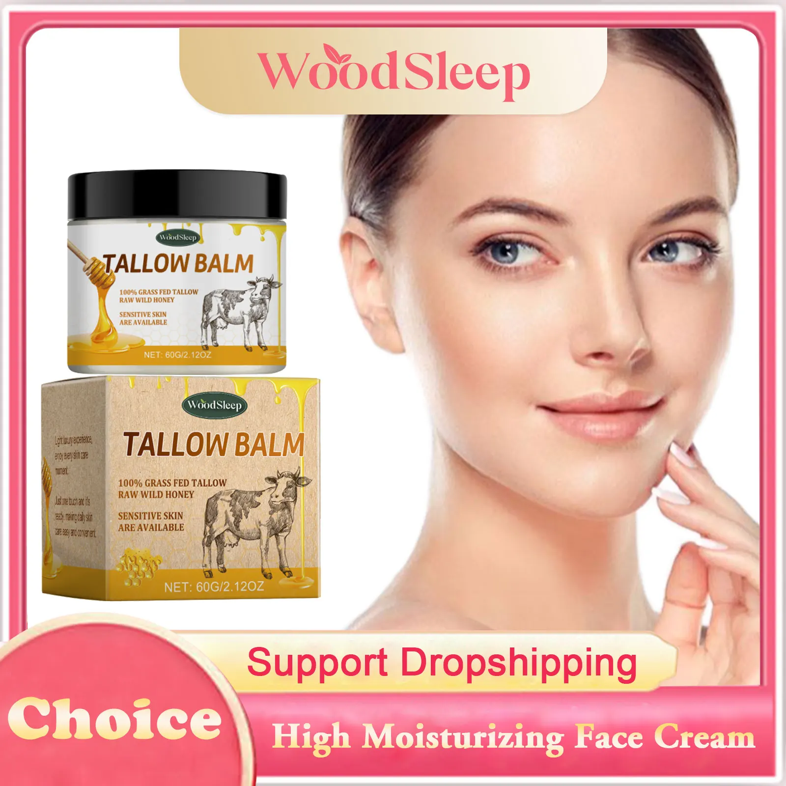 

High Moisturizing Face Cream Deeply Hydrating Soothing Repair Increase Facial Elasticity Anti-Oxidation Protection Nourish Cream
