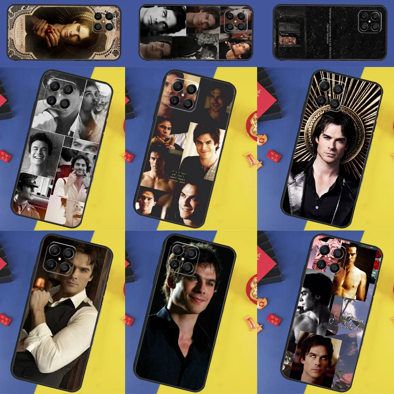 The Vampire Diaries Damon Salvatore Case For Huawei Honor X7 X8 X9 50 70 P20 P40 Lite P50 P30 Pro Nova 5T P Smart 2109 Cover