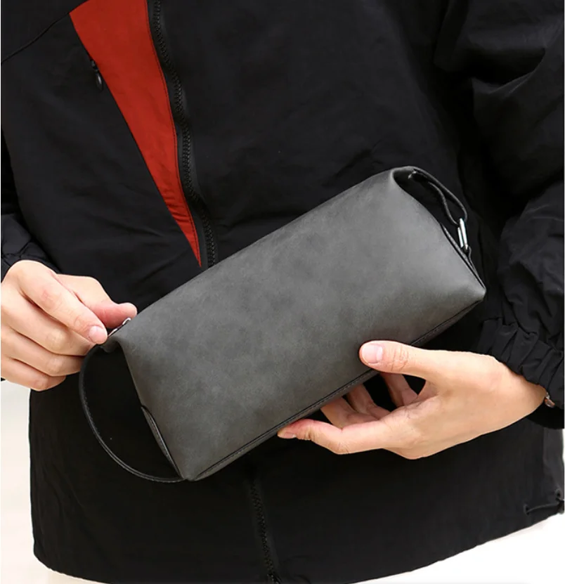 Men's casual PU leather handbag Clutch storage wallet long chmap bags sacoches hommes bolso para hombre sac a main Мужская сумка