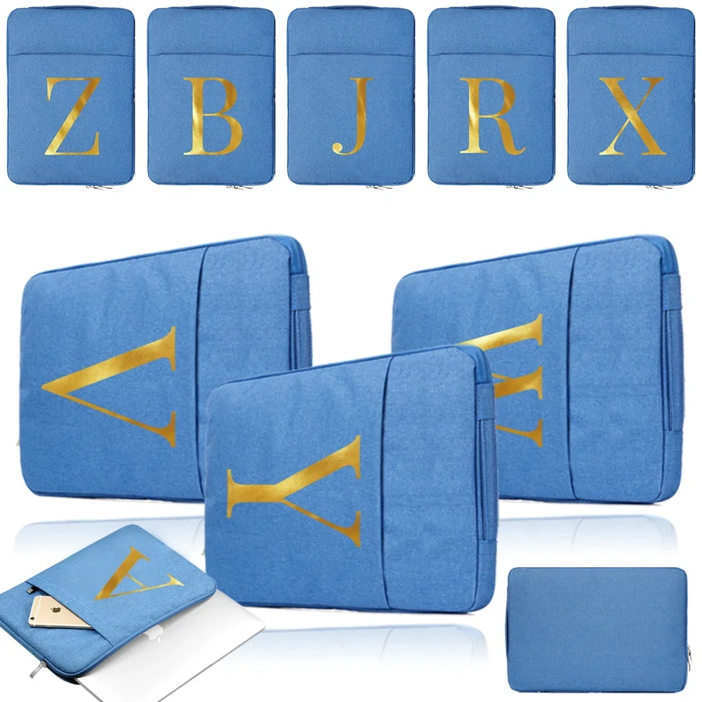 

Letter Pattern Laptop Bag 11 12 14 15 Inch for Macbook Air Pro 13 15.6 Matebook Xiaomi HP DELL Notebook Bag Cover Accessories