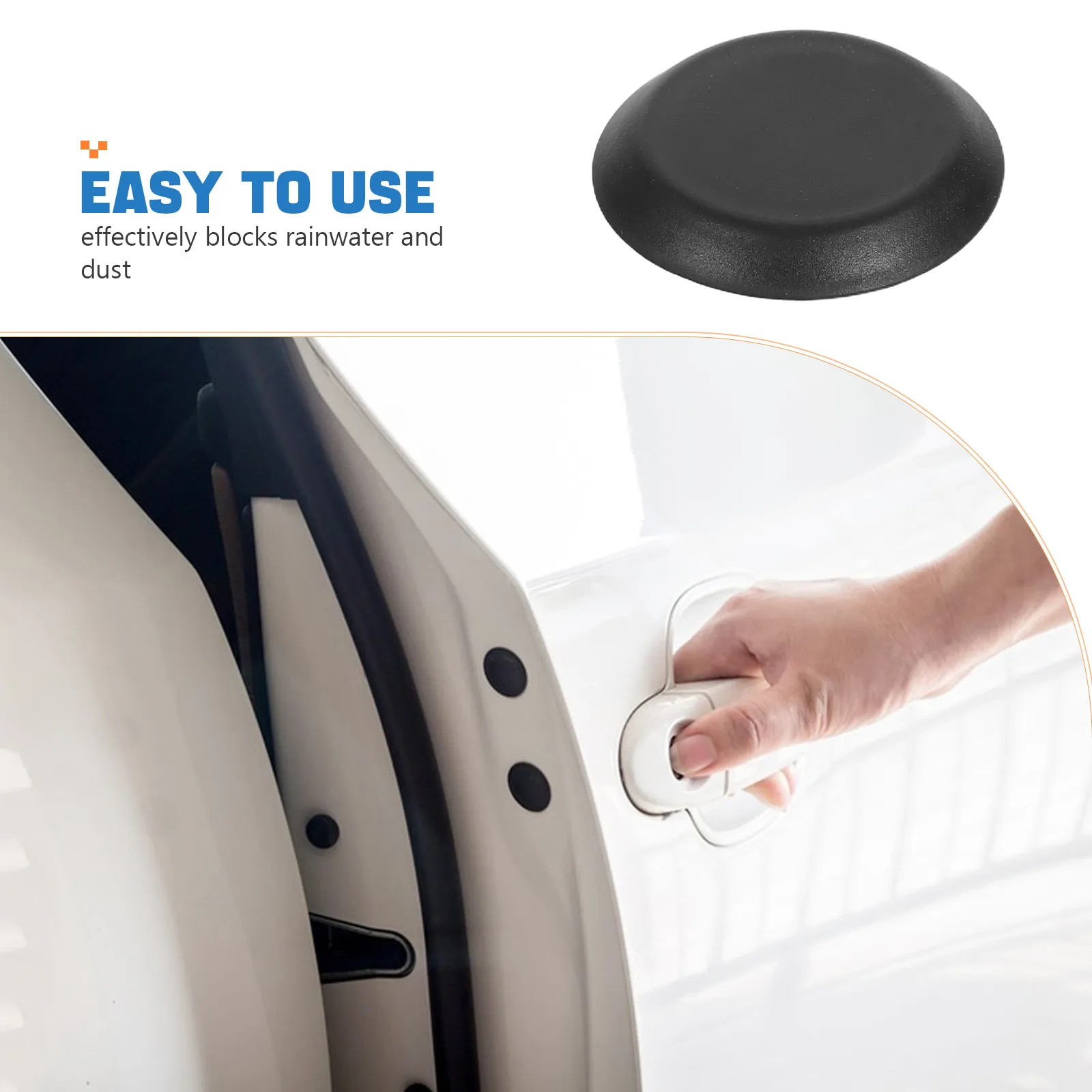 30Pcs Plastic Waterproof Auto Body Hole Plugs Door Seal Caps Dustproof Car Frame Protection Hole Plugs Car Screw Protector Cover