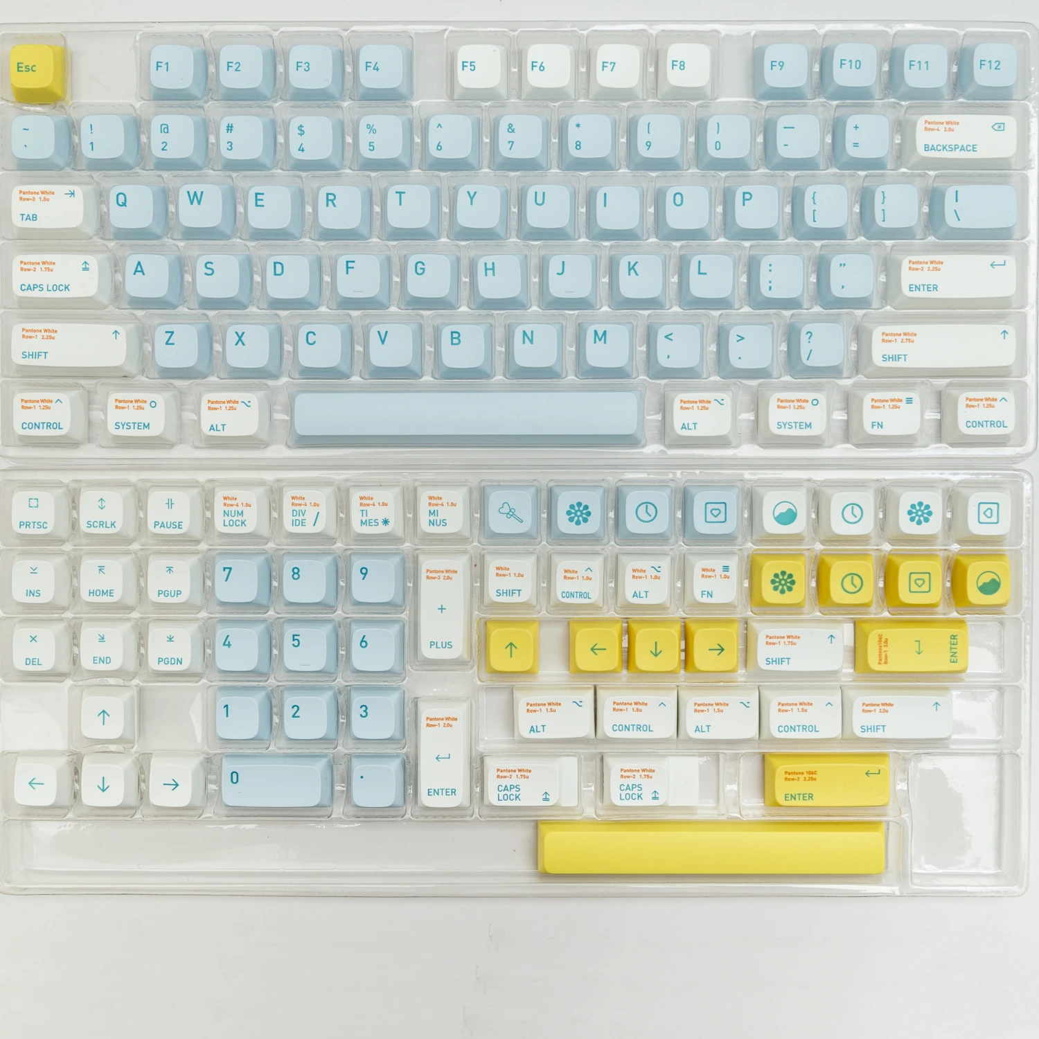 PBT Keycap 135คีย์ตื้น Dreams Keycaps Dye ระเหิด XDA โปรไฟล์ Keycaps สำหรับ Mx สวิทช์คีย์บอร์ด Key Caps