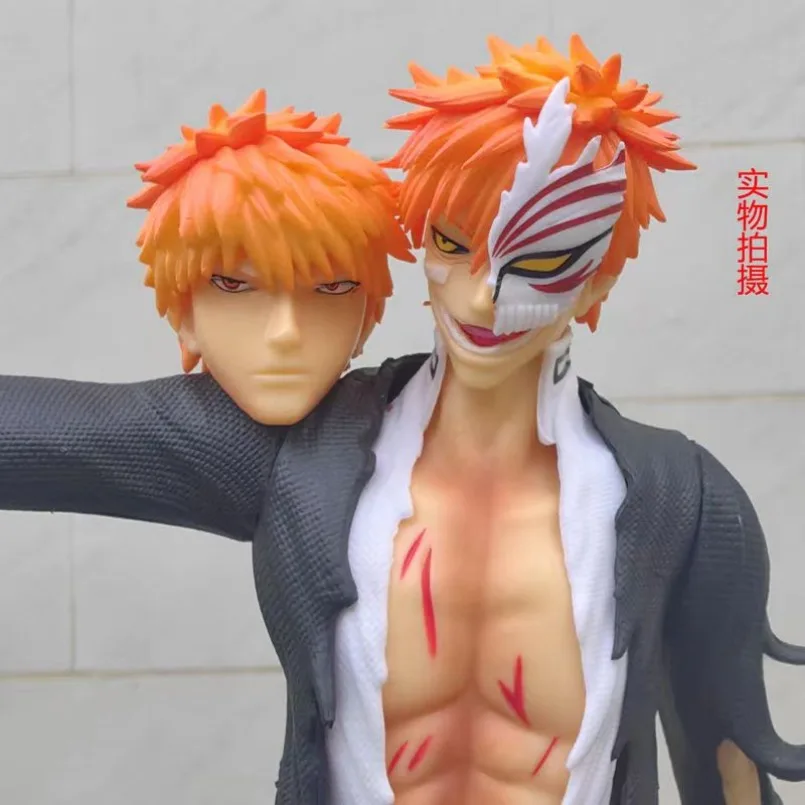 31cm BLEACH Kurosaki Ichigo Action Figure #991 Kurosaki Ichigo Anime Figure PVC GK Statue Figurine Collectible Model Doll Toy