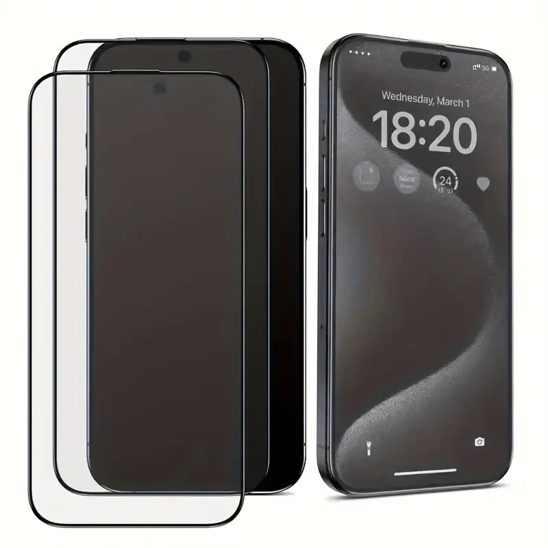 3Pcs HD Clear Matte Anti-Fingerprint Screen Protector for iPhone 17 16 Pro Max 15 14 Plus 13 12 11 Pro Mini XR XS Max Glass Film