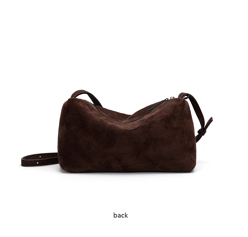 Aidrani Retro Matte Kuhleder-Kissen-Tasche, vielseitige Schulter- und Umhängetasche für Damen, hochwertige und exklusive Schultertasche – Detail 11