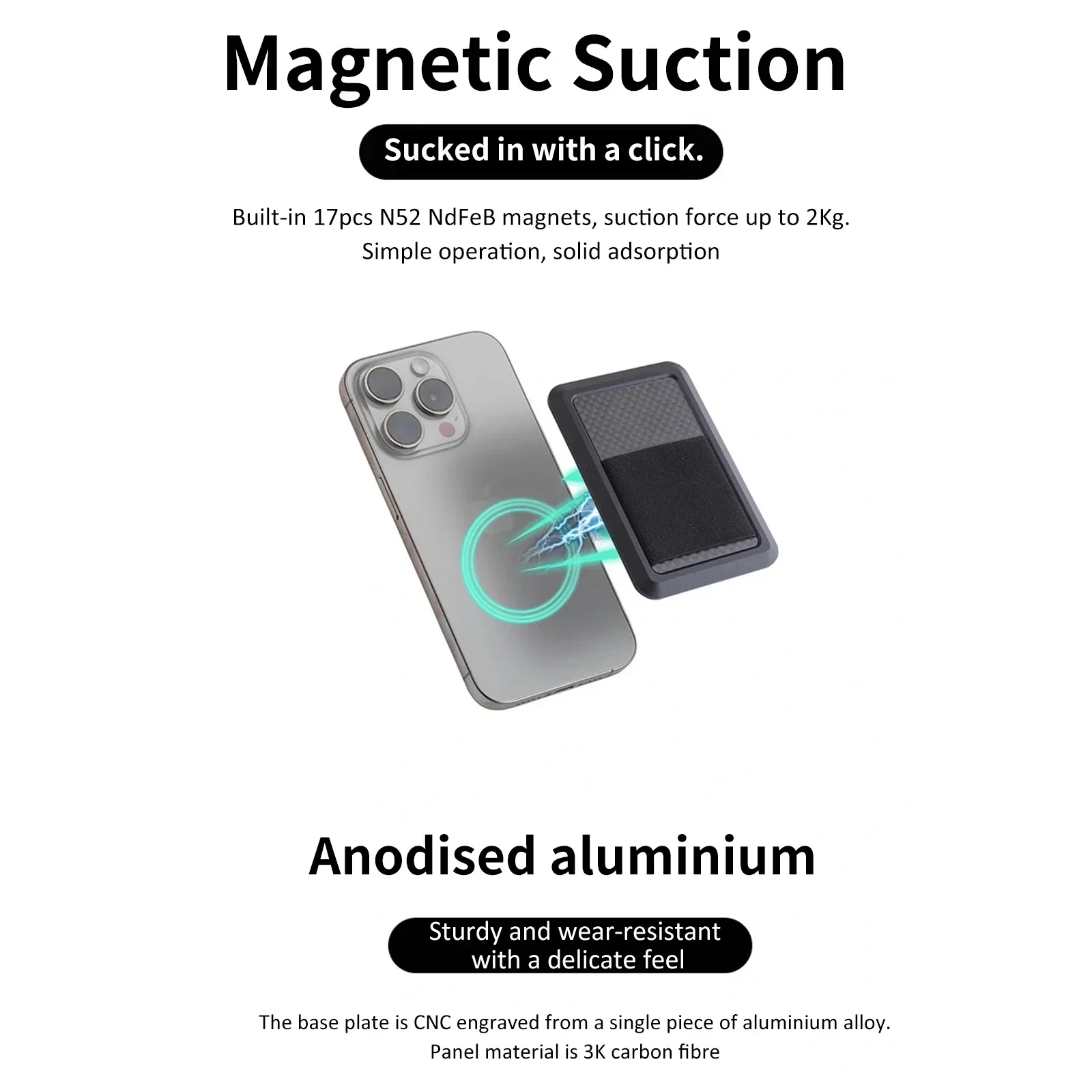 جديد المحمولة الألومنيوم ألياف الكربون نوع-c OTG فك كابل فك تشفير الصوت حقيبة التخزين DAC الهاتف الحقيبة المغناطيسي أربطة مرنة عدة