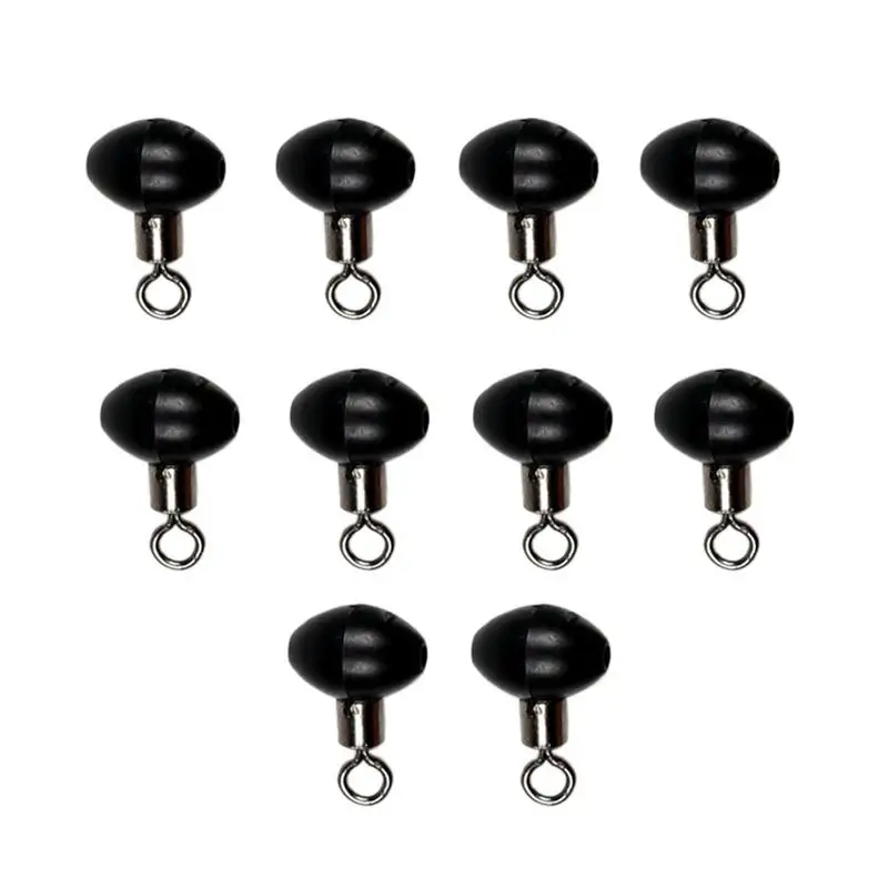 10pcs Fishing Tackle Running Ledger Zip Slider Beads Swivels Zig Pulley Clip Lines Rigs Fishing Tackle Supplies