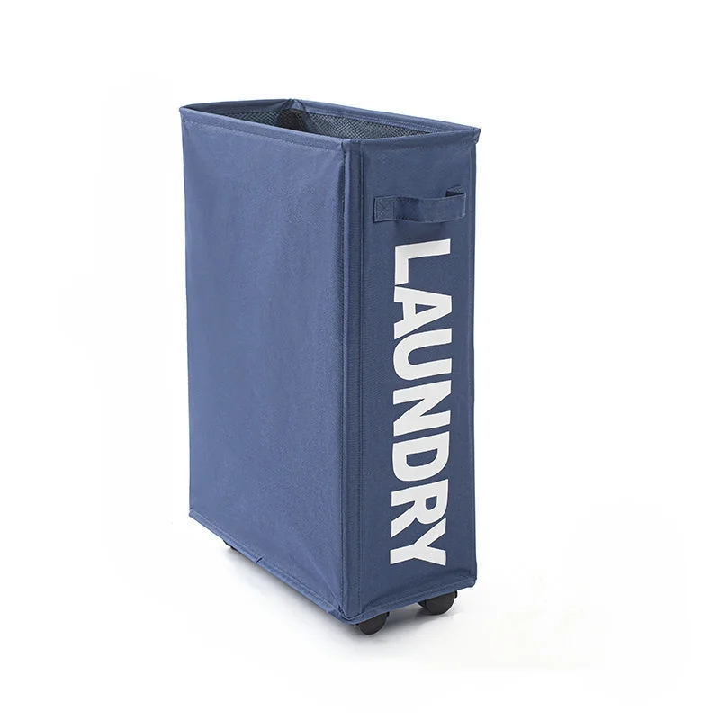 

Multifunctional Foldable Waterproof Dirty Clothes Storage Bag Laundry Basket with Wheels Large Capacity Home Assortment Box