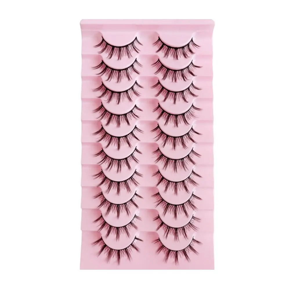 ขนตาปลอมแบบนุ่ม 3 มิติ สำหรับผู้หญิง 5/10 คู่ ให้ลุคธรรมชาติ ฟูฟ่อง ดูเป็นธรรมชาติ ต่อขนตาแบบ Dramatic Volume สำหรับแต่งหน้า