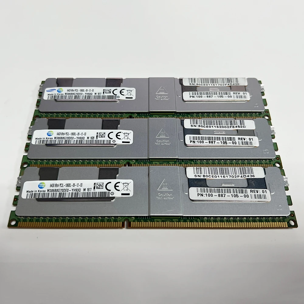 

1 шт. для Samsung 64GB 8RX4 PC3L-10600L M386B8G70DE0-YH9 1333 DDR3L Серверная память