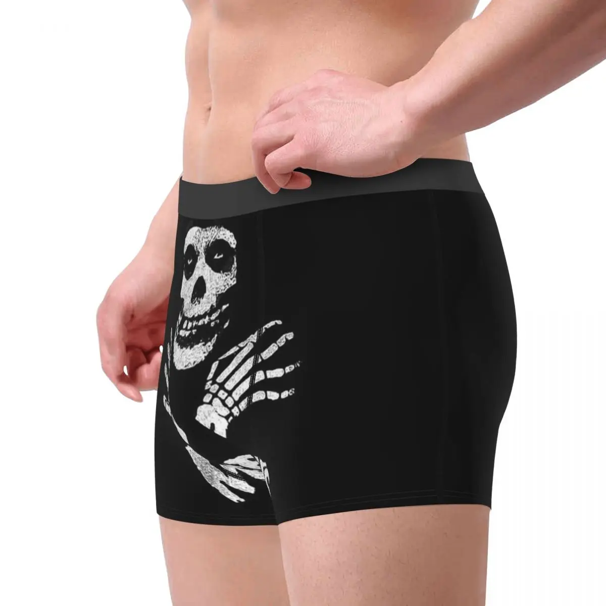 Men's Misfits Skull Underwear, altamente respirável Gift Idea, alta qualidade