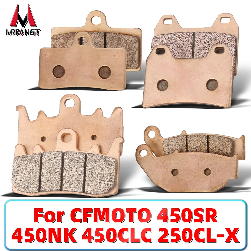 

MRRANGT For CFMOTO 450SR 450NK 450CLC 250CL-X Motorcycle Sintered Metal Brake Pads Front Rear Set High Performance
