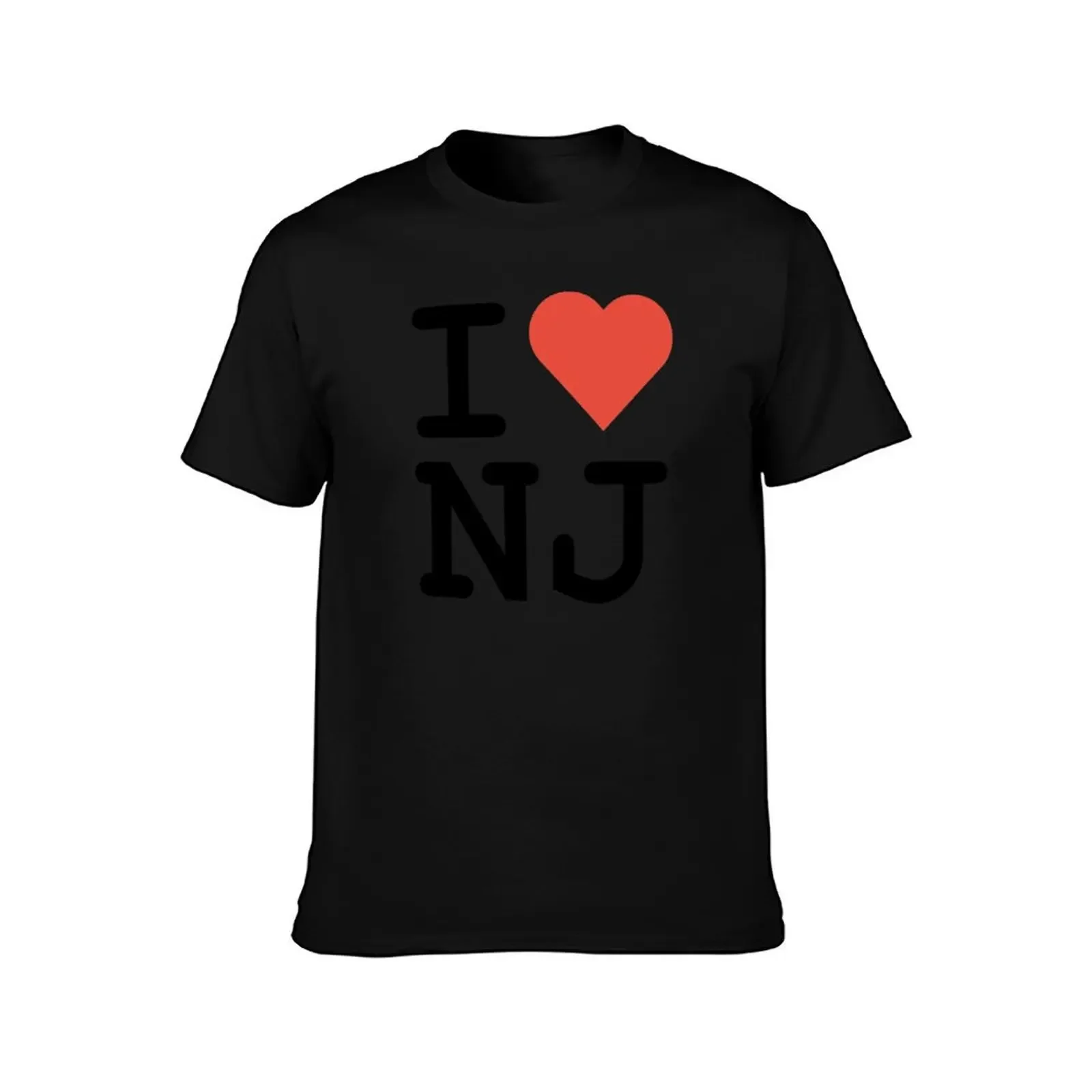 I Heart New Jersey T-Shirt custom shirt heavyweights Short sleeve tee men