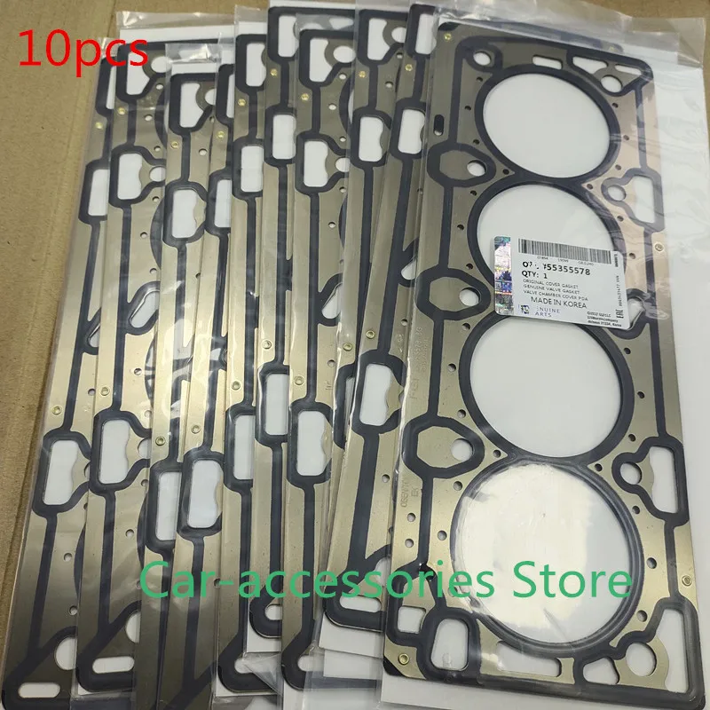 10PCS Engine Cylinder Head Gasket For Chevrolet Cruze Aveo5 Cadillac CTS Pontiac G3 Opel Vauxhall Astra 55355578