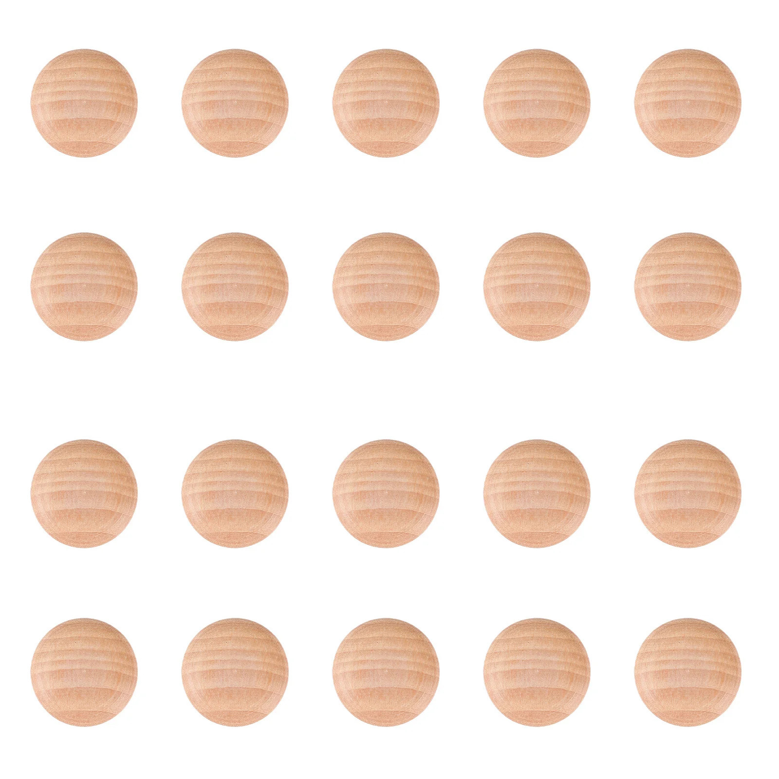 Juego de 6 uds de 6 tapones, cubiertas para orificios de tornillo, decoración de madera dura para gabinete, muebles decorativos